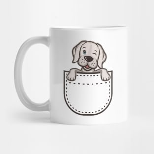 Dog in Pocket Mug